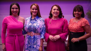 Beba Rojas, Wanda Sánchez, Emelyn Baldera y Blanca González. (FUENTE EXTERNA)