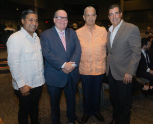 Angel Laureano, Augusto Feria, Felipe Polanco y Domingo Bermúdez