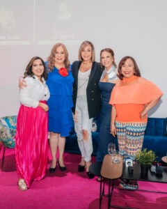 Marielle Araujo, Jatnna Tavarez, Luz Garcia, Ingrid Gomez y Zoila Puello. (FOTO: Jean Frias)